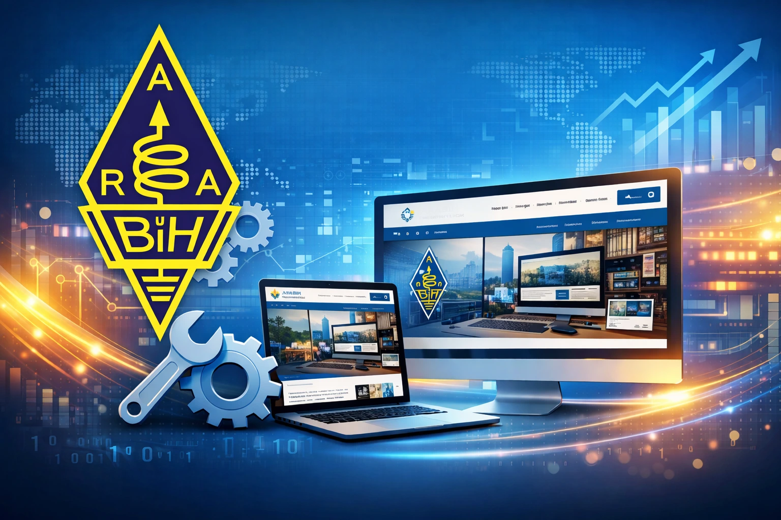 Obavijest o redizajnu oficijelne web stranice Asocijacije radioamatera u BiH