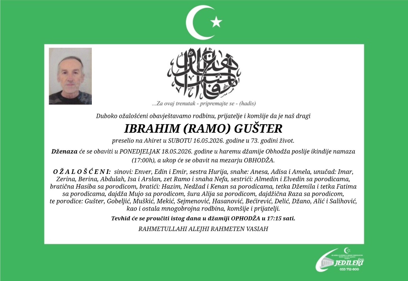 IBRAHIM GUŠTER, E75IG SK
