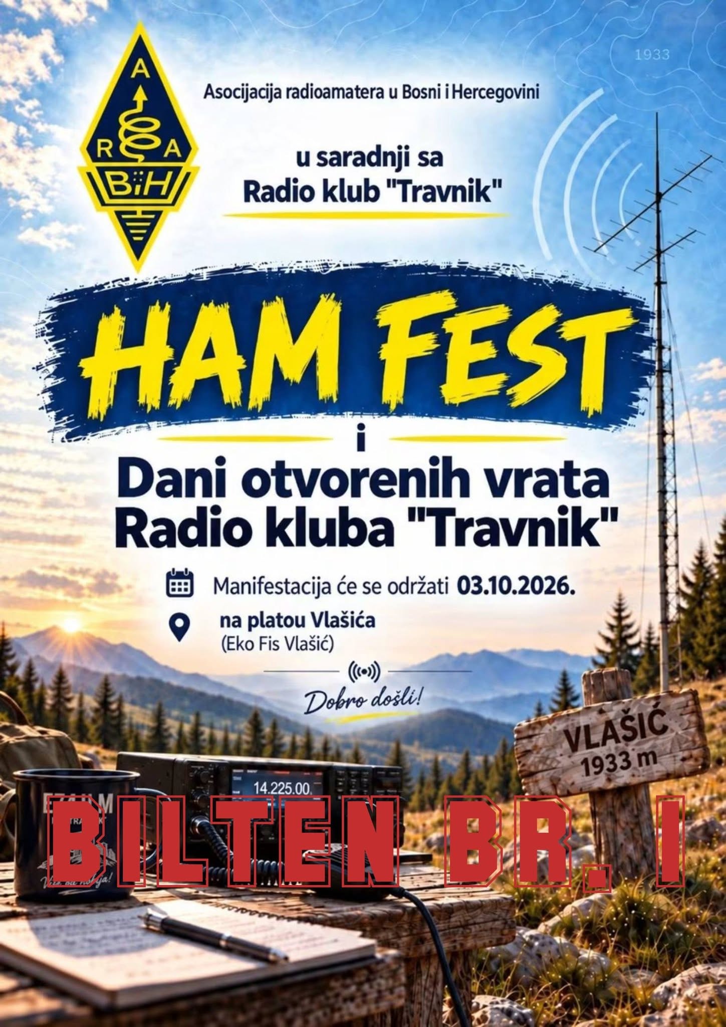 HAMFEST ARAuBiH – BILTEN br. 1.