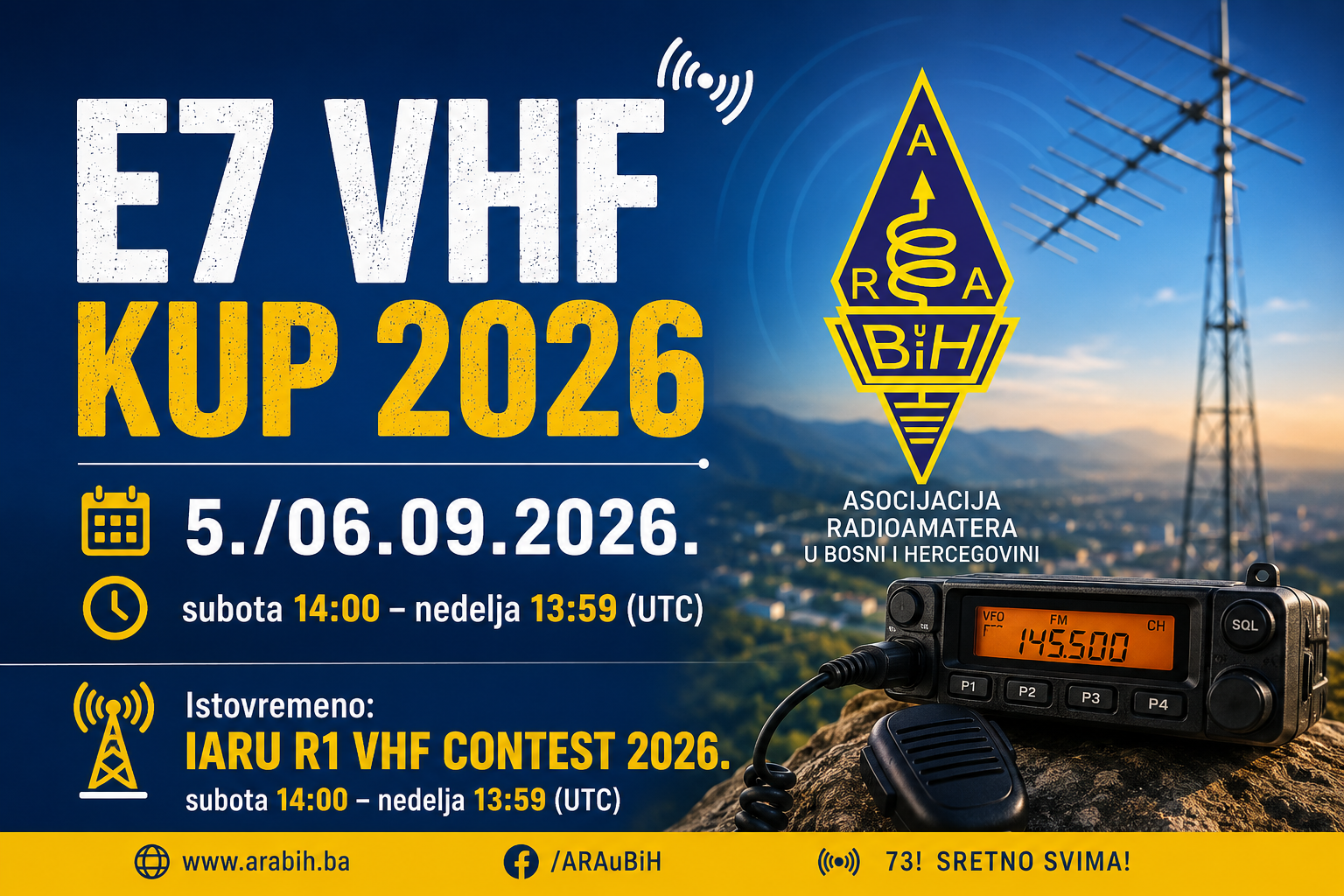 Podsjetnik E7 VHF kup 2026.